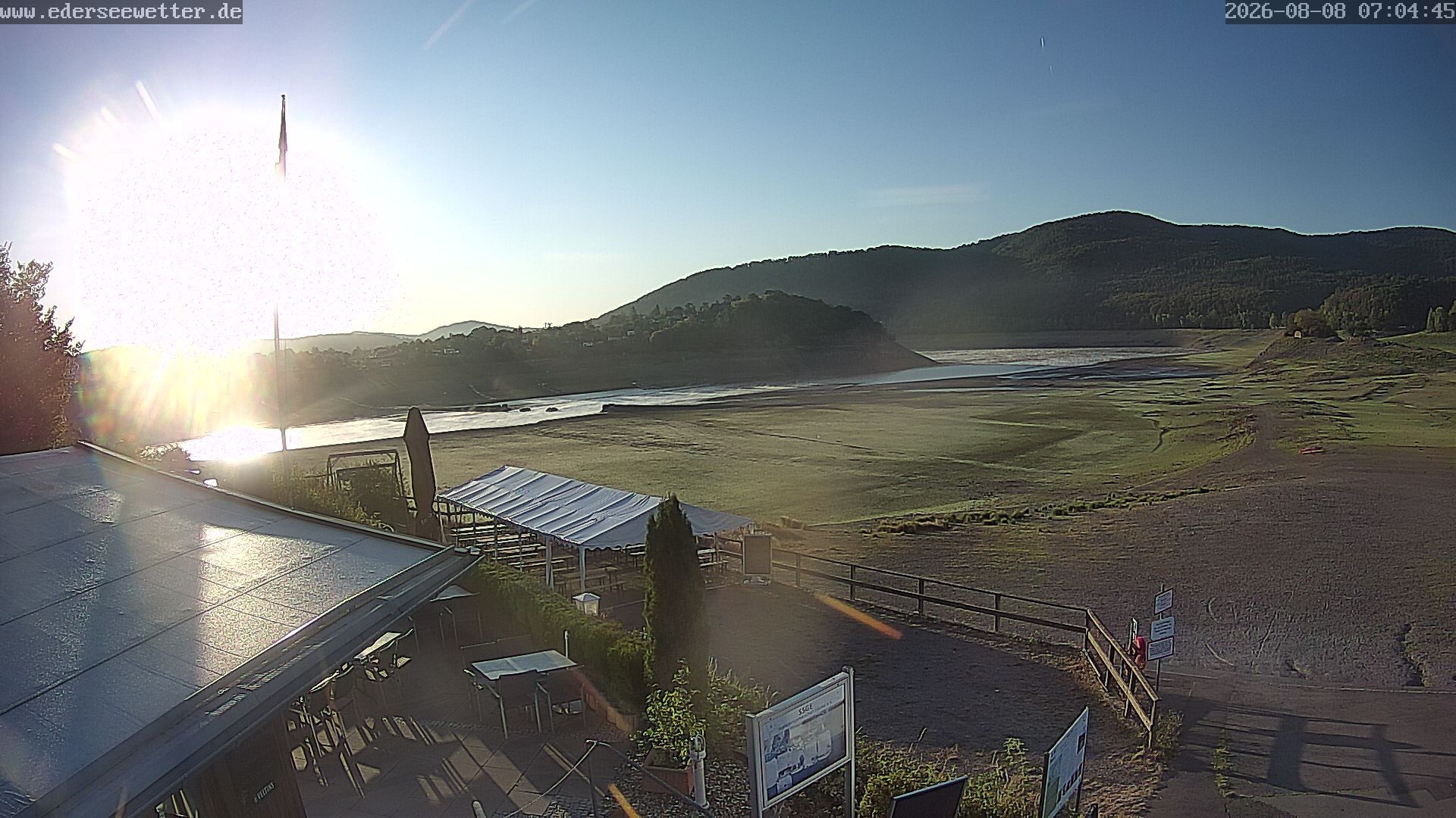Archiv Foto Webcam Edersee: Blick von Bringhausen
