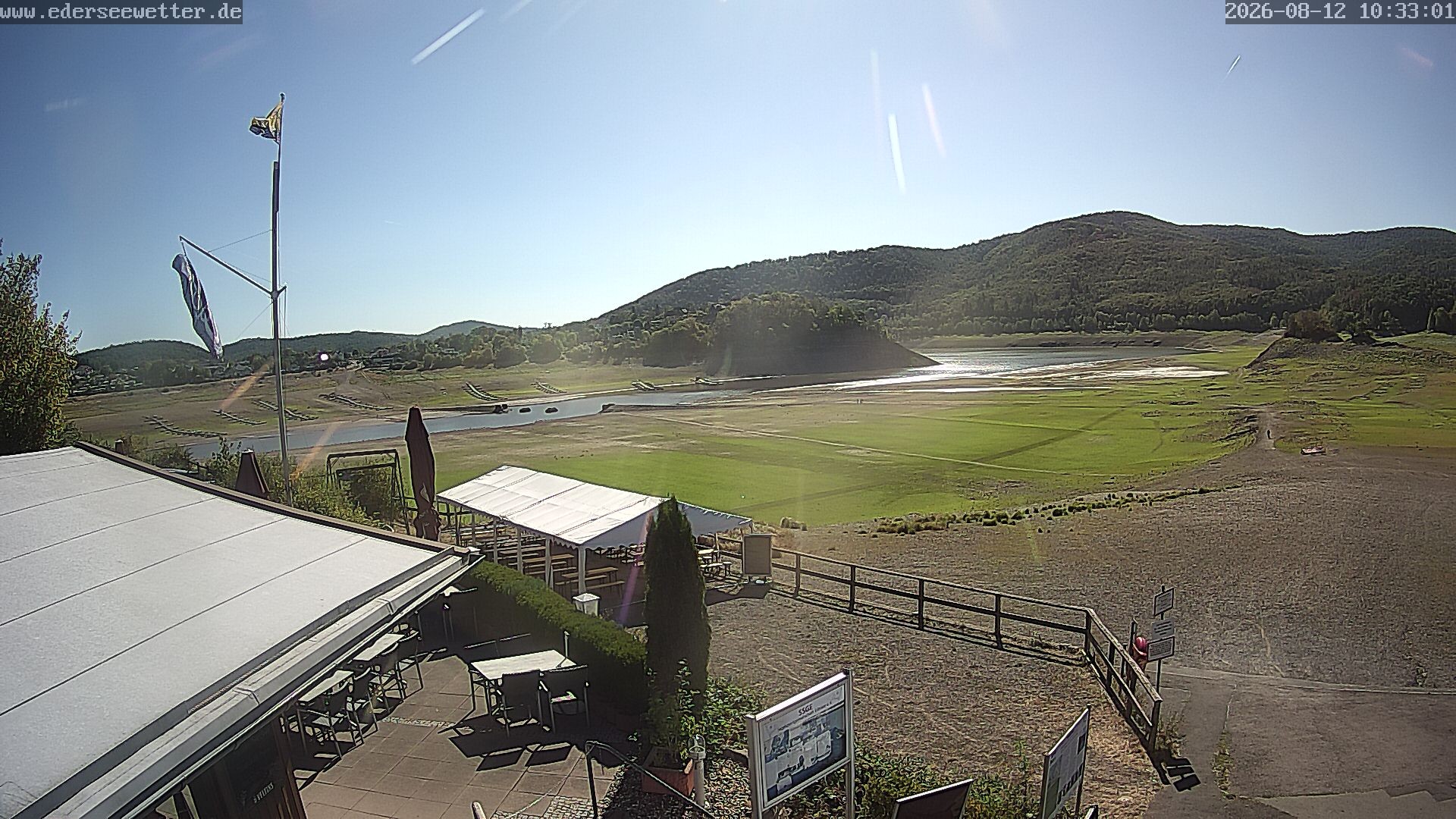 Archiv Foto Webcam Edersee: Blick von Bringhausen