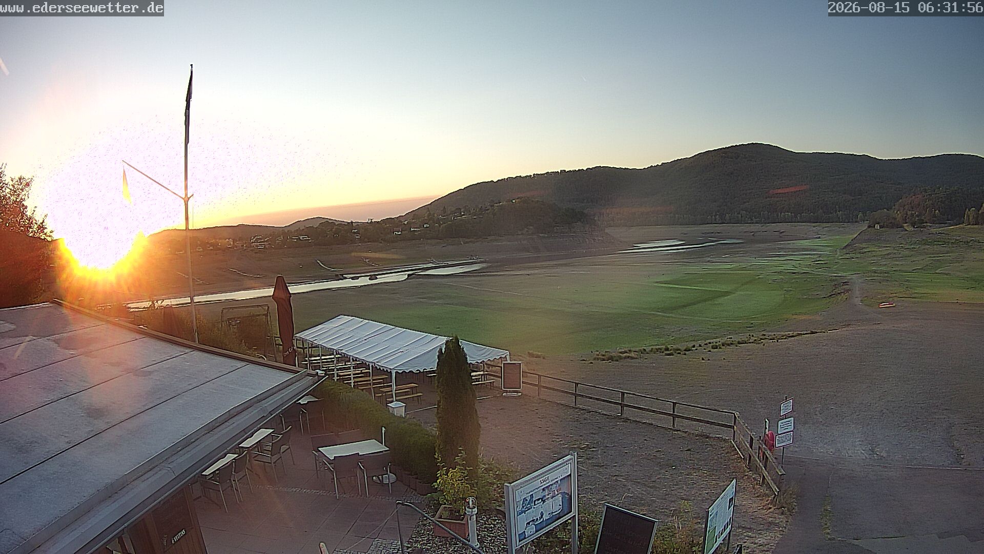 Archiv Foto Webcam Edersee: Blick von Bringhausen