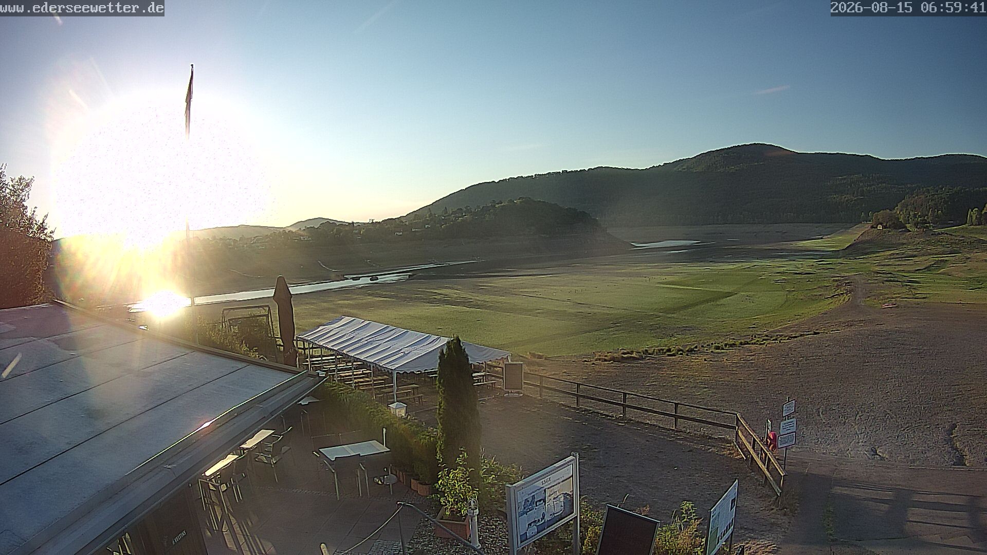 Archiv Foto Webcam Edersee: Blick von Bringhausen