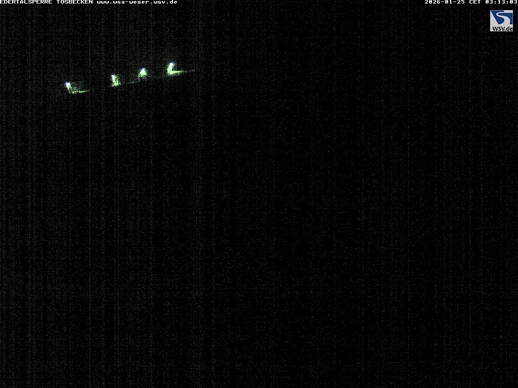 Archiv Foto Edertalsperre: Webcam Tosbecken