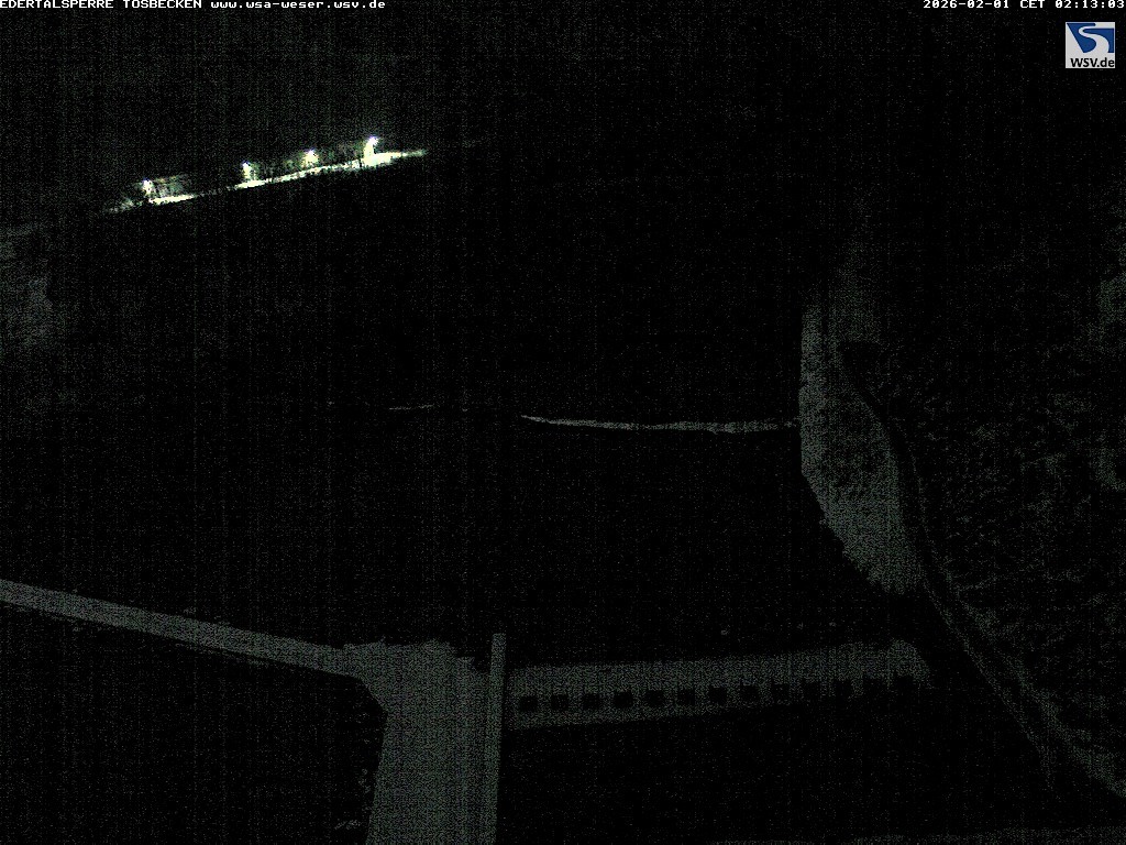 Archiv Foto Edertalsperre: Webcam Tosbecken