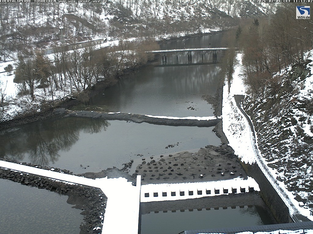 Archiv Foto Edertalsperre: Webcam Tosbecken