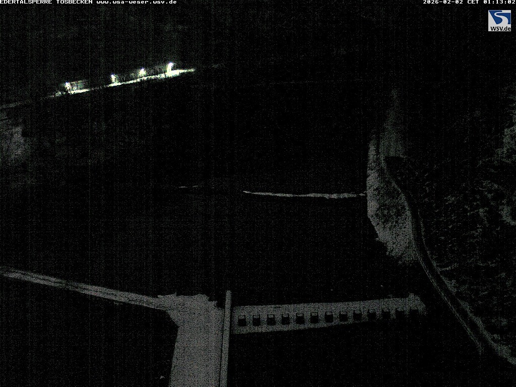 Archiv Foto Edertalsperre: Webcam Tosbecken