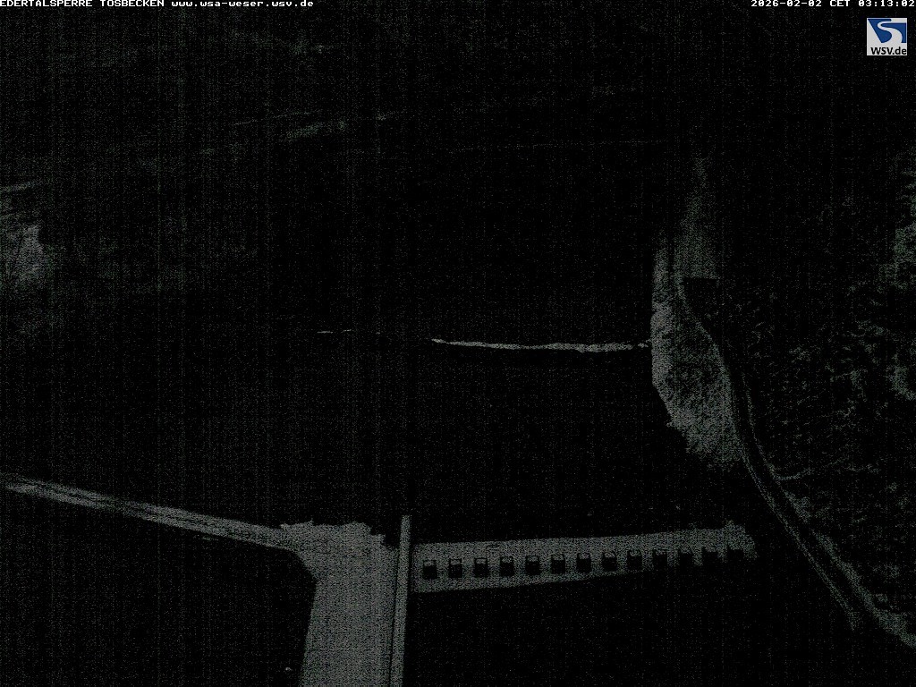 Archiv Foto Edertalsperre: Webcam Tosbecken
