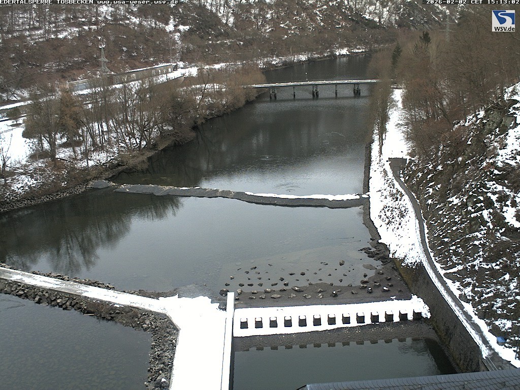 Archiv Foto Edertalsperre: Webcam Tosbecken