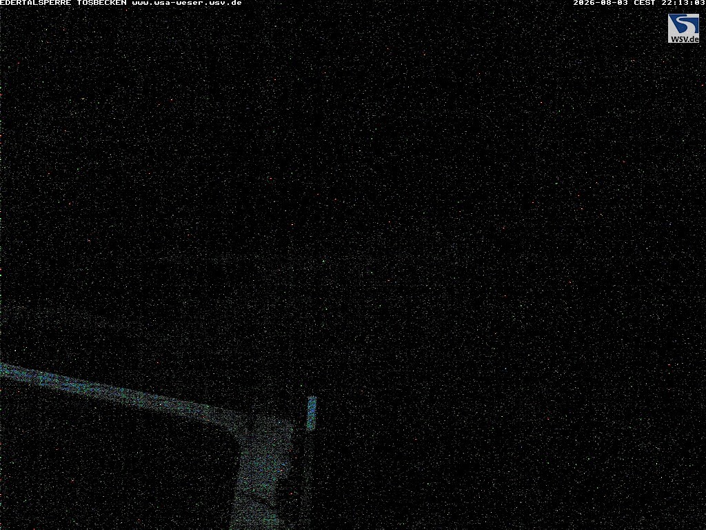 Archiv Foto Edertalsperre: Webcam Tosbecken