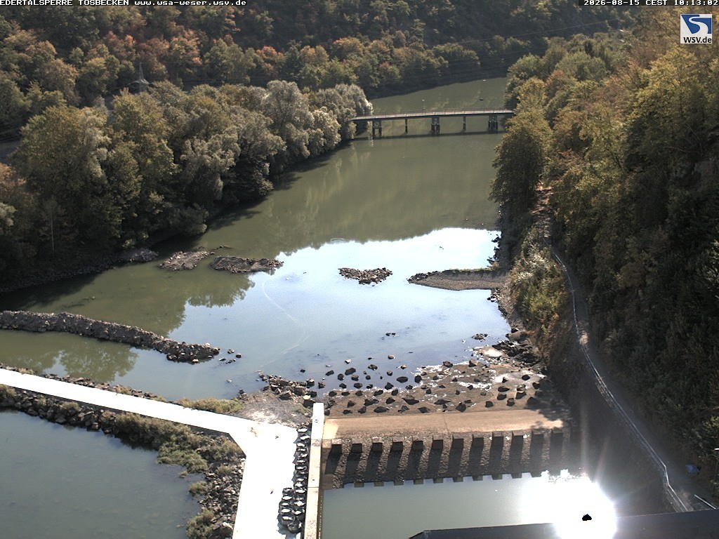 Archiv Foto Edertalsperre: Webcam Tosbecken
