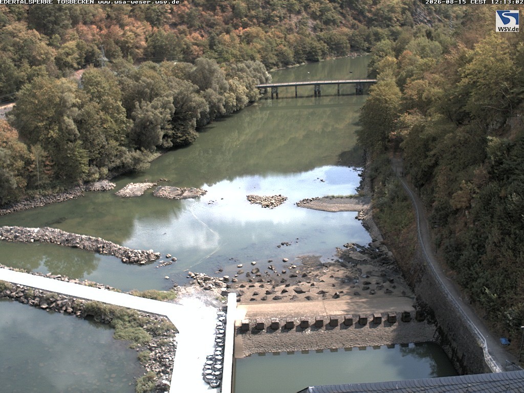 Archiv Foto Edertalsperre: Webcam Tosbecken