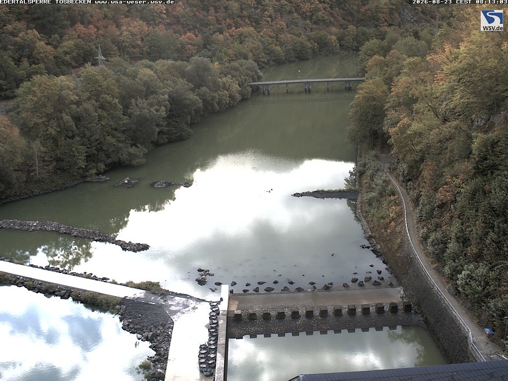 Archiv Foto Edertalsperre: Webcam Tosbecken