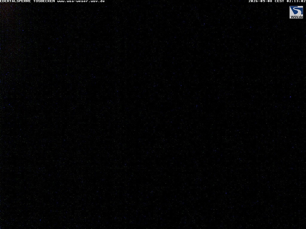 Archiv Foto Edertalsperre: Webcam Tosbecken