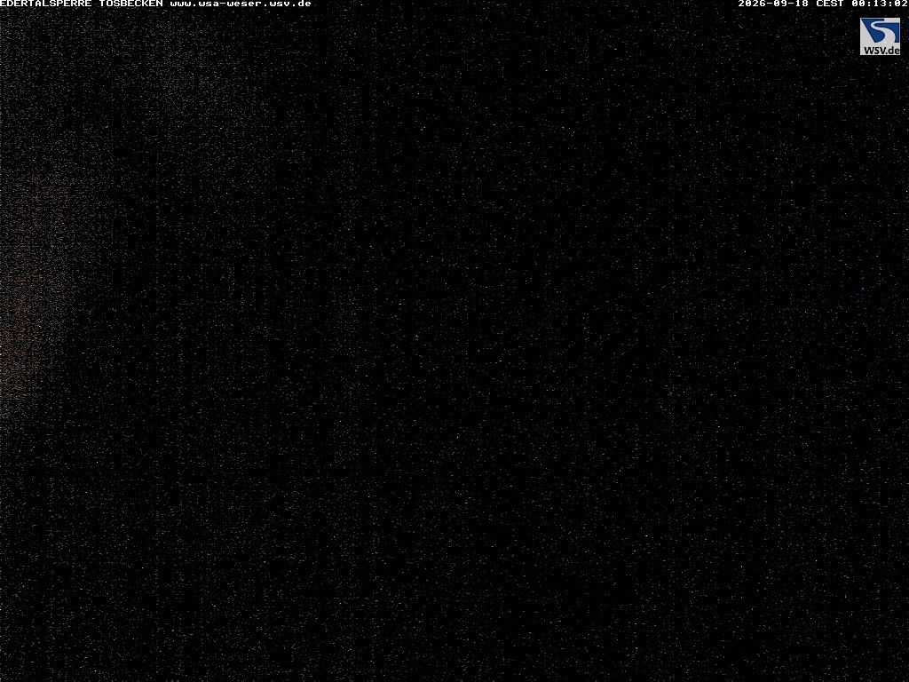 Archiv Foto Edertalsperre: Webcam Tosbecken