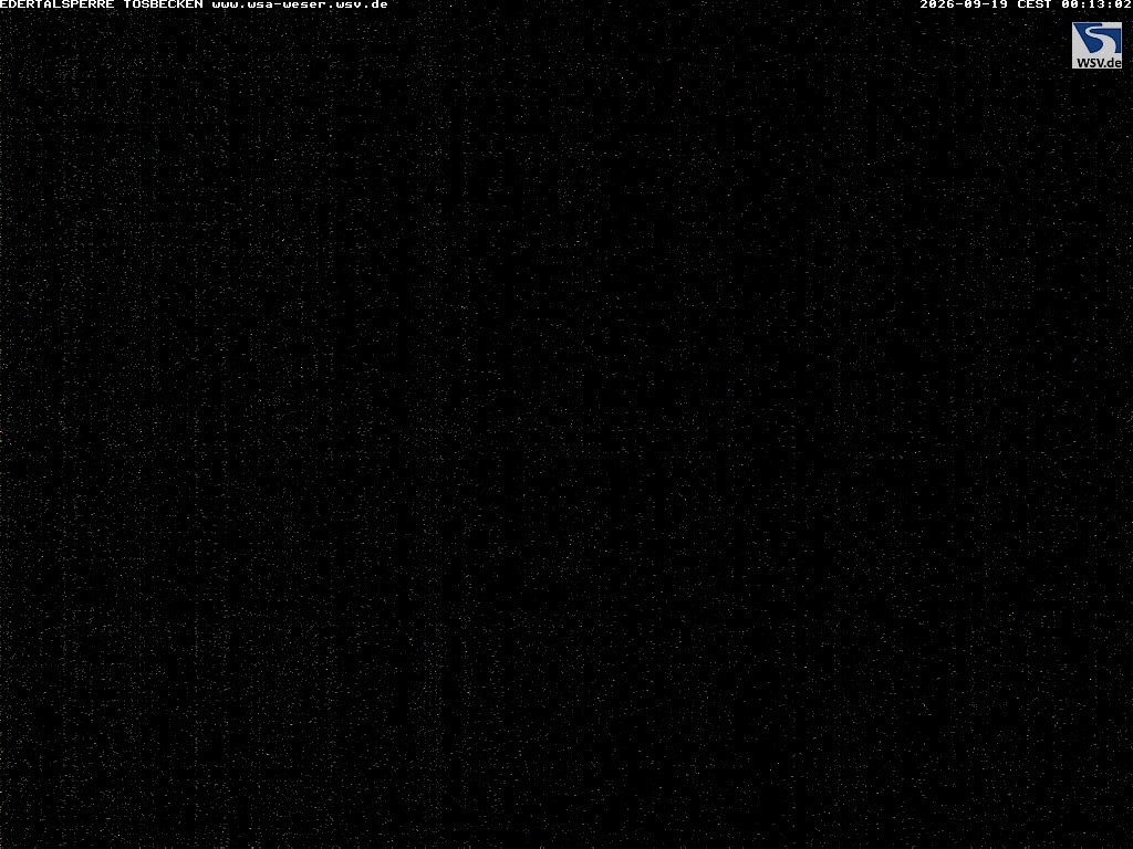 Archived image Webcam Lake Eder: Catch Basin