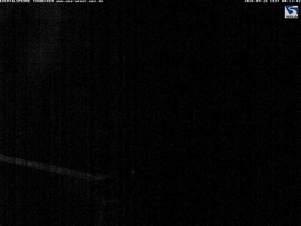 Archiv Foto Edertalsperre: Webcam Tosbecken