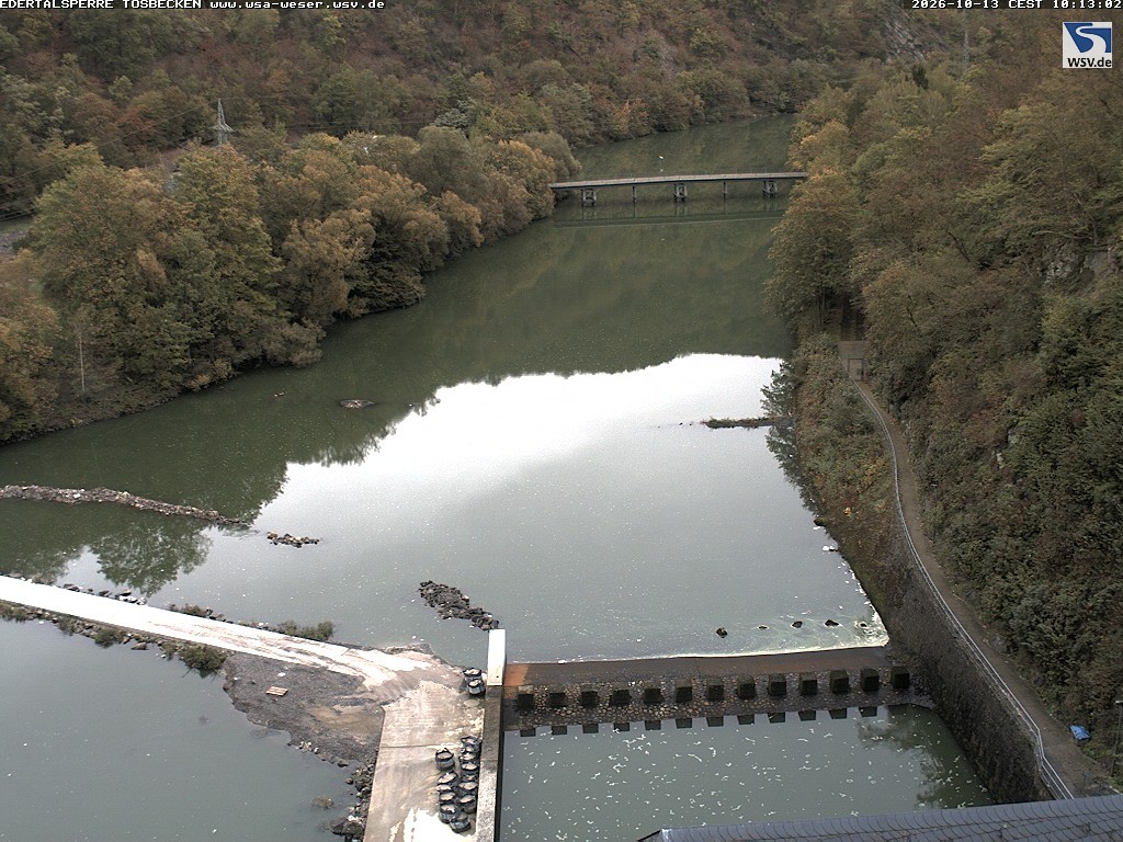 Archiv Foto Edertalsperre: Webcam Tosbecken