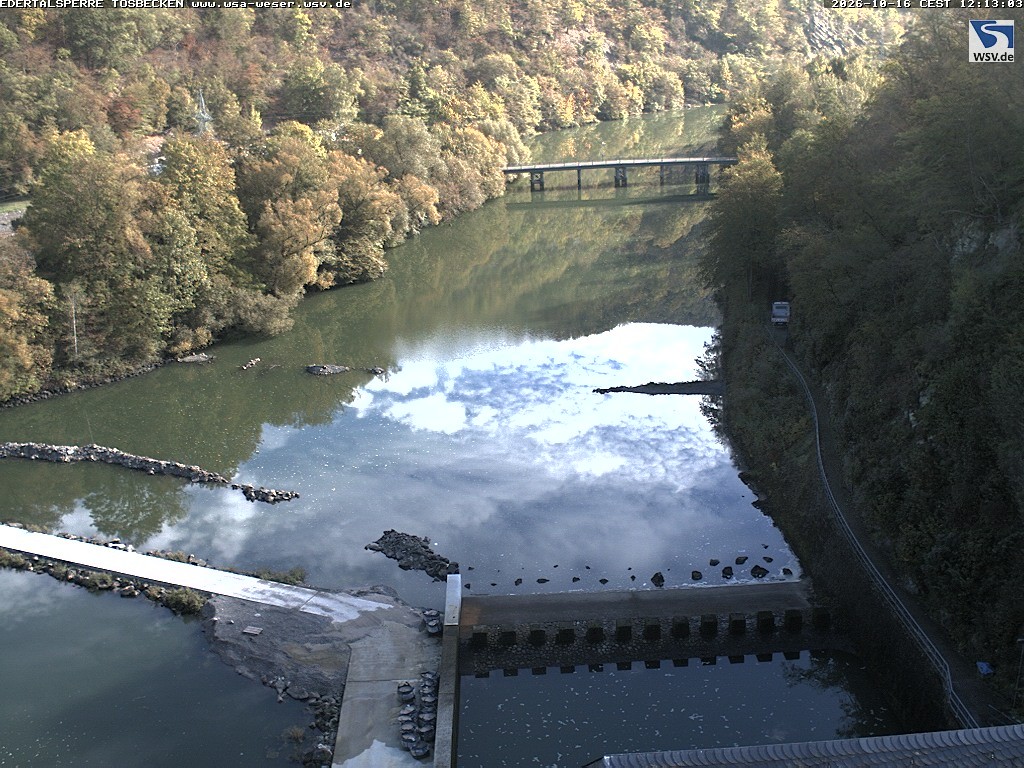 Archiv Foto Edertalsperre: Webcam Tosbecken
