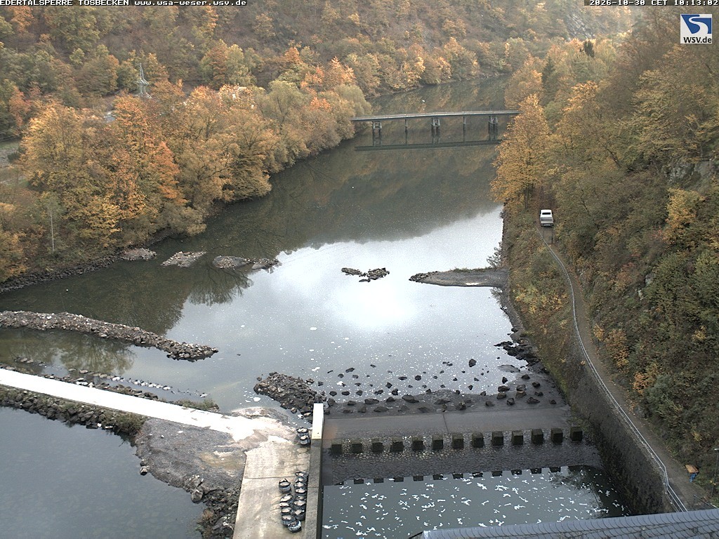Archiv Foto Edertalsperre: Webcam Tosbecken