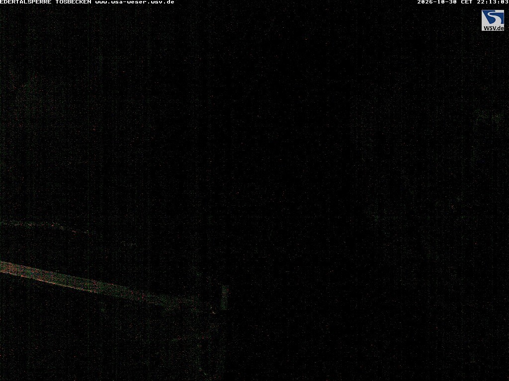 Archiv Foto Edertalsperre: Webcam Tosbecken
