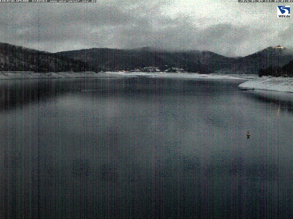 Archiv Foto Webcam Edertalsperre: Blick auf den Edersee