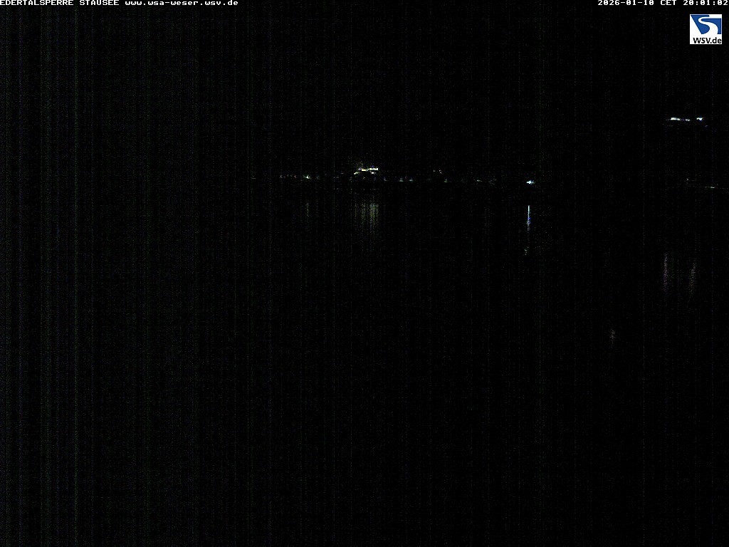 Archiv Foto Webcam Edertalsperre: Blick auf den Edersee