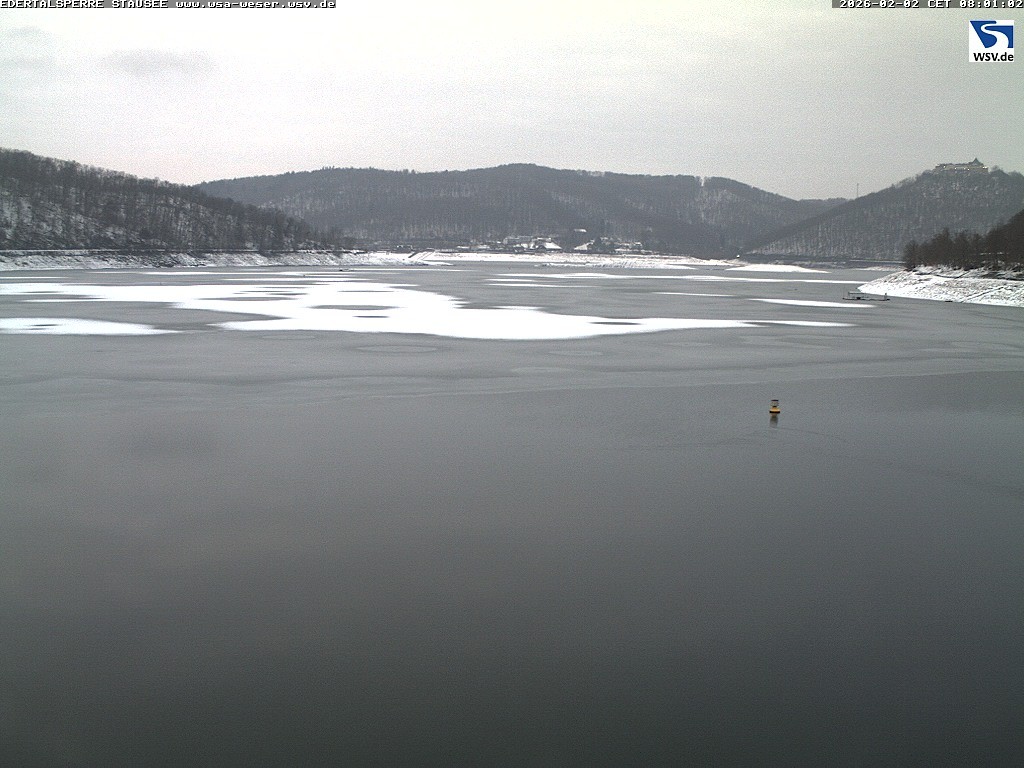 Archiv Foto Webcam Edertalsperre: Blick auf den Edersee