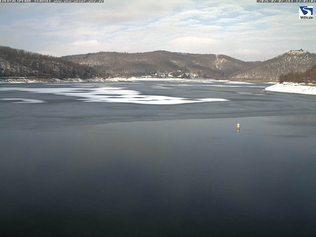 Archiv Foto Webcam Edertalsperre: Blick auf den Edersee