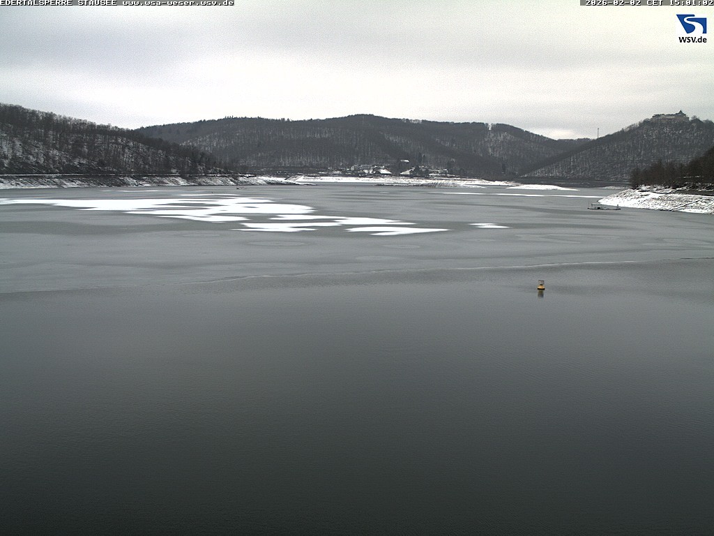 Archiv Foto Webcam Edertalsperre: Blick auf den Edersee