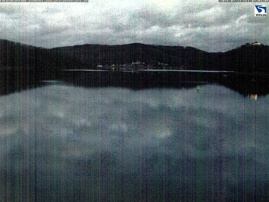 Archiv Foto Webcam Edertalsperre: Blick auf den Edersee