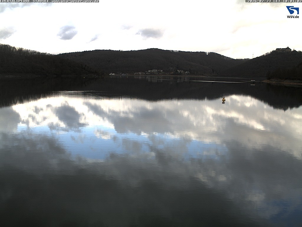 Archiv Foto Webcam Edertalsperre: Blick auf den Edersee