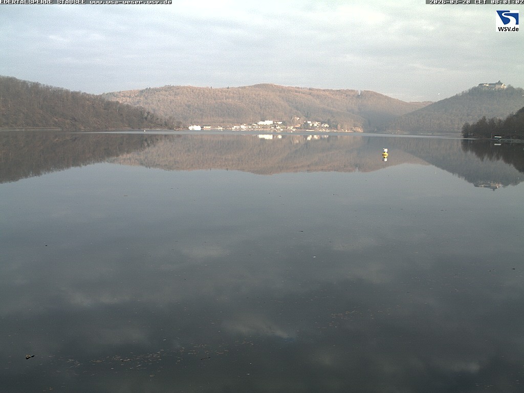 Archiv Foto Webcam Edertalsperre: Blick auf den Edersee