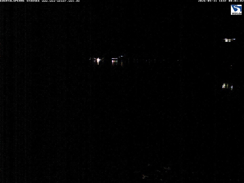 Archiv Foto Webcam Edertalsperre: Blick auf den Edersee