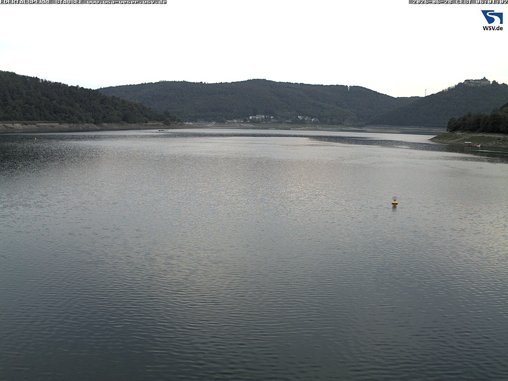 Archiv Foto Webcam Edertalsperre: Blick auf den Edersee