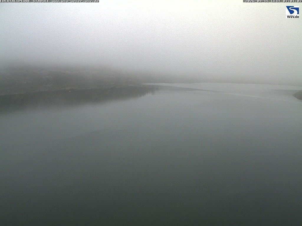 Archiv Foto Webcam Edertalsperre: Blick auf den Edersee