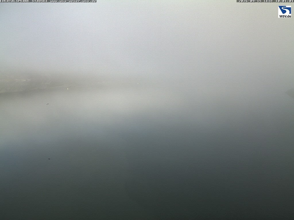 Archiv Foto Webcam Edertalsperre: Blick auf den Edersee
