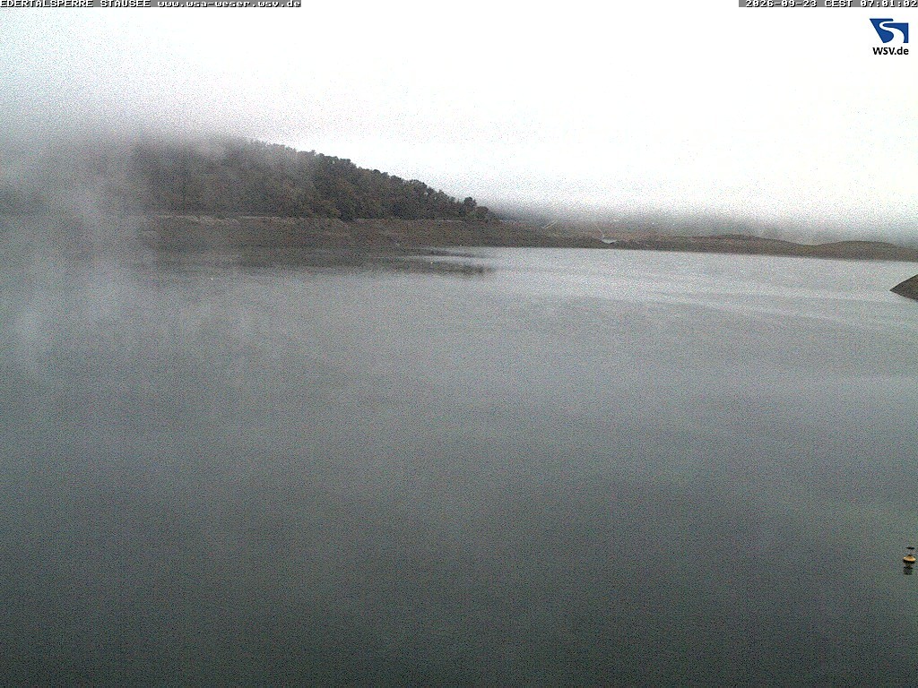 Archiv Foto Webcam Edertalsperre: Blick auf den Edersee