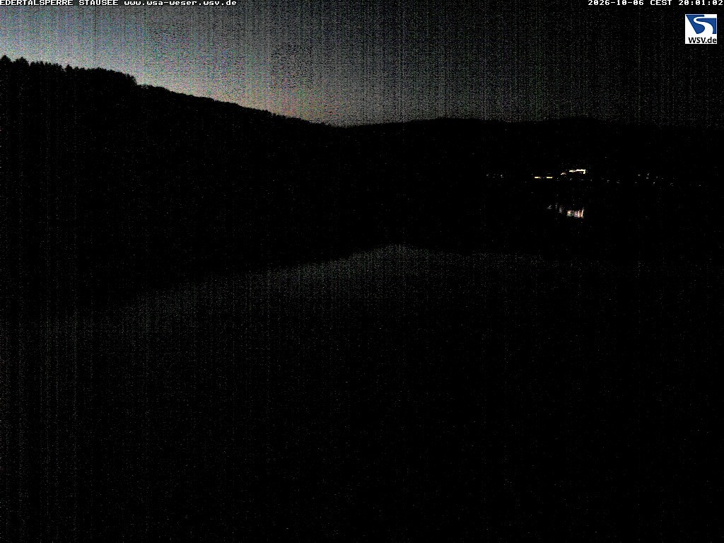 Archiv Foto Webcam Edertalsperre: Blick auf den Edersee