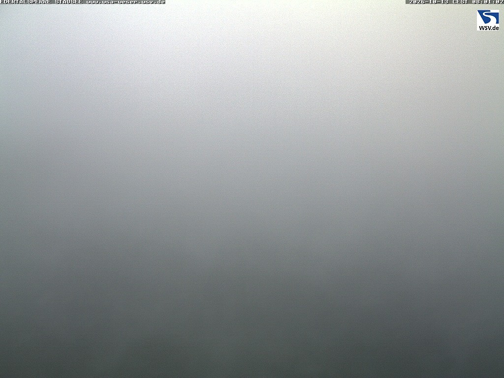 Archiv Foto Webcam Edertalsperre: Blick auf den Edersee