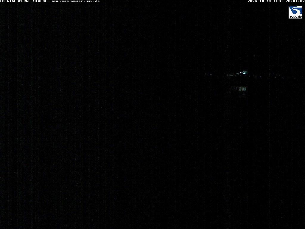 Archiv Foto Webcam Edertalsperre: Blick auf den Edersee