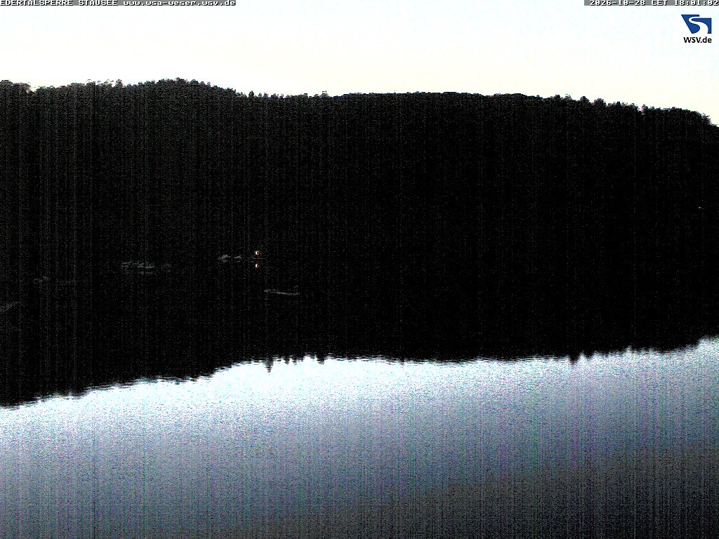 Archiv Foto Webcam Edertalsperre: Blick auf den Edersee