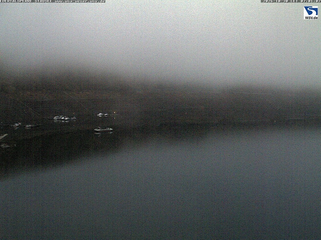 Archiv Foto Webcam Edertalsperre: Blick auf den Edersee