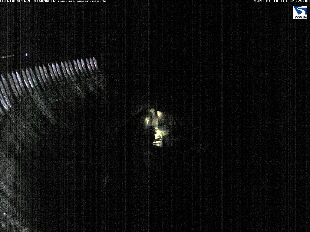 Archiv Foto Webcam Staumauer am Edersee