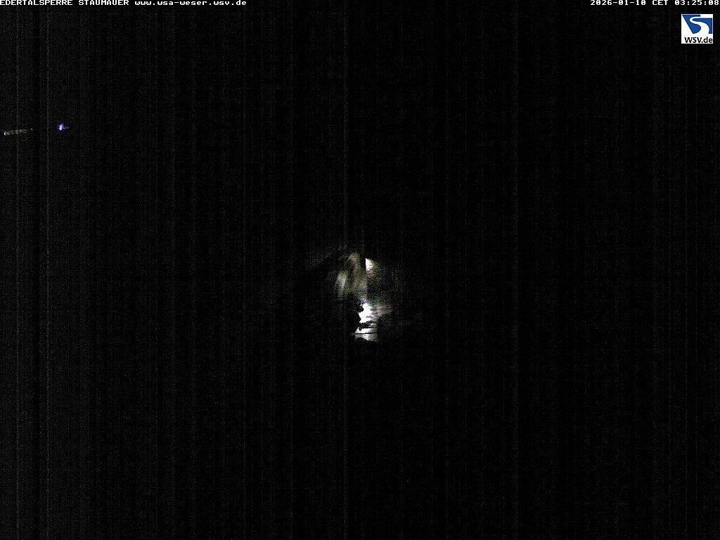 Archiv Foto Webcam Staumauer am Edersee