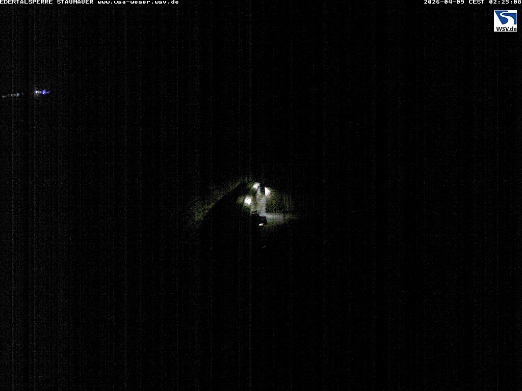 Archiv Foto Webcam Staumauer am Edersee