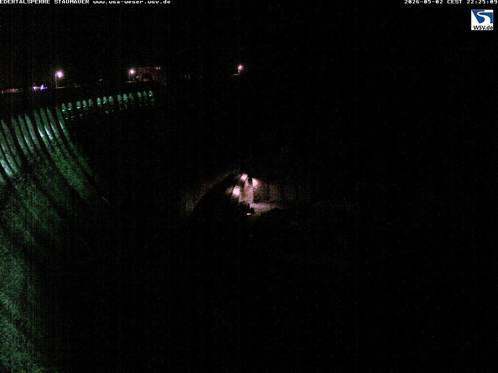 Archiv Foto Webcam Staumauer am Edersee