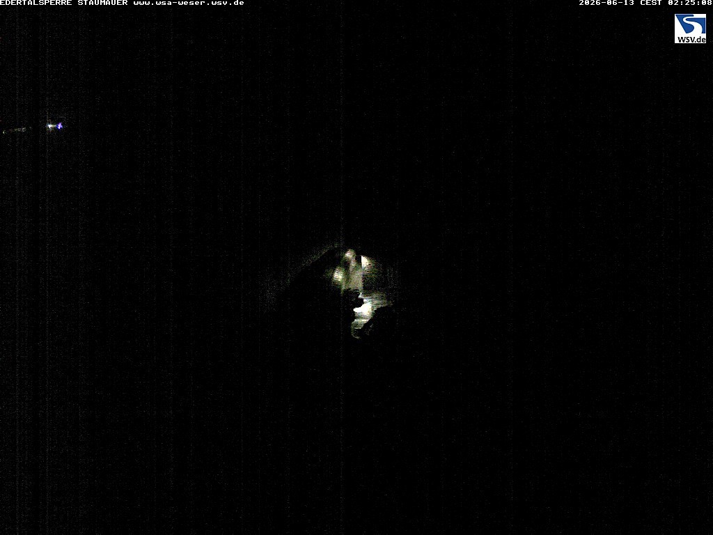 Archiv Foto Webcam Staumauer am Edersee