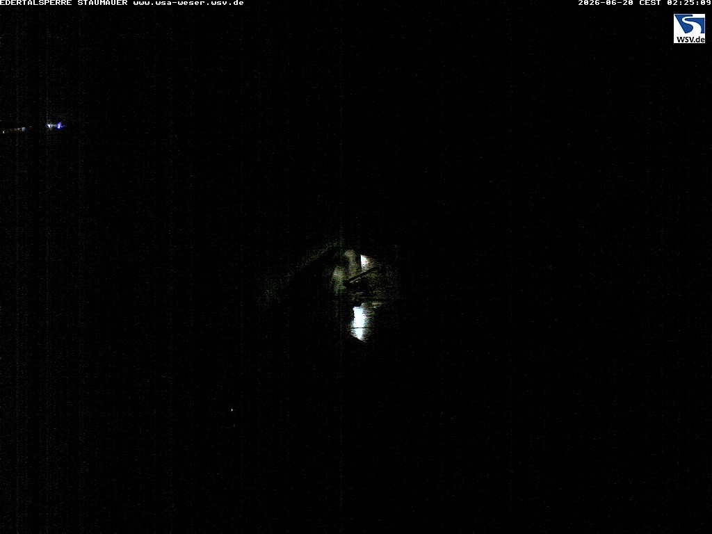 Archiv Foto Webcam Staumauer am Edersee