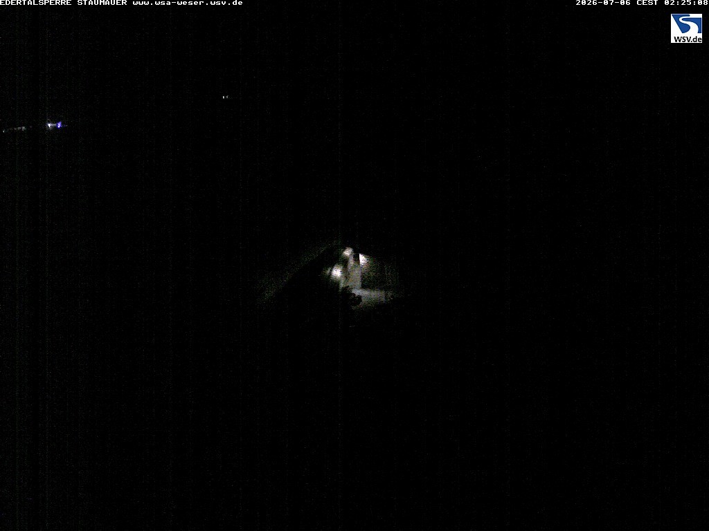 Archiv Foto Webcam Staumauer am Edersee