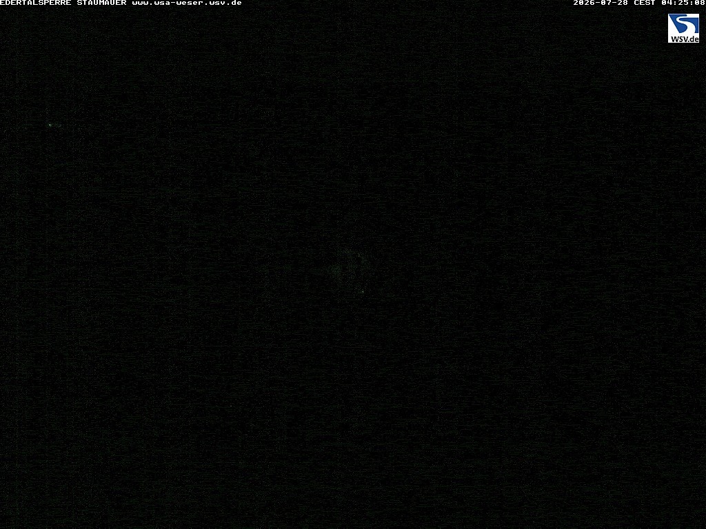 Archiv Foto Webcam Staumauer am Edersee