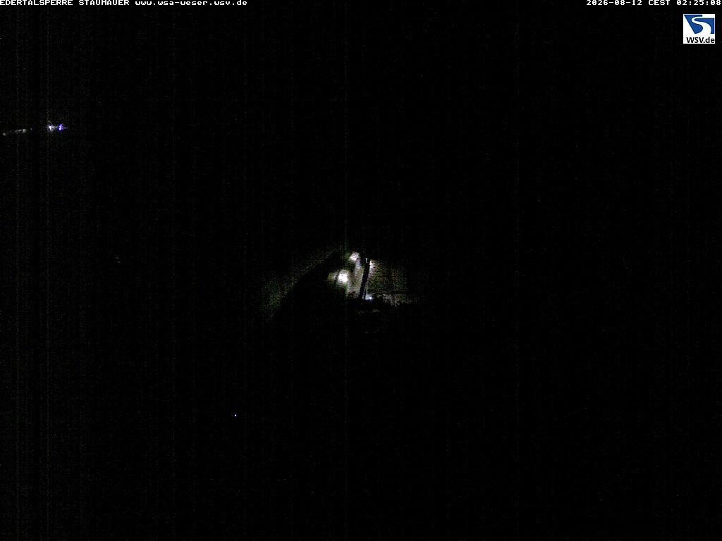 Archiv Foto Webcam Staumauer am Edersee