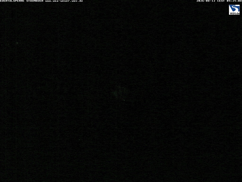 Archiv Foto Webcam Staumauer am Edersee